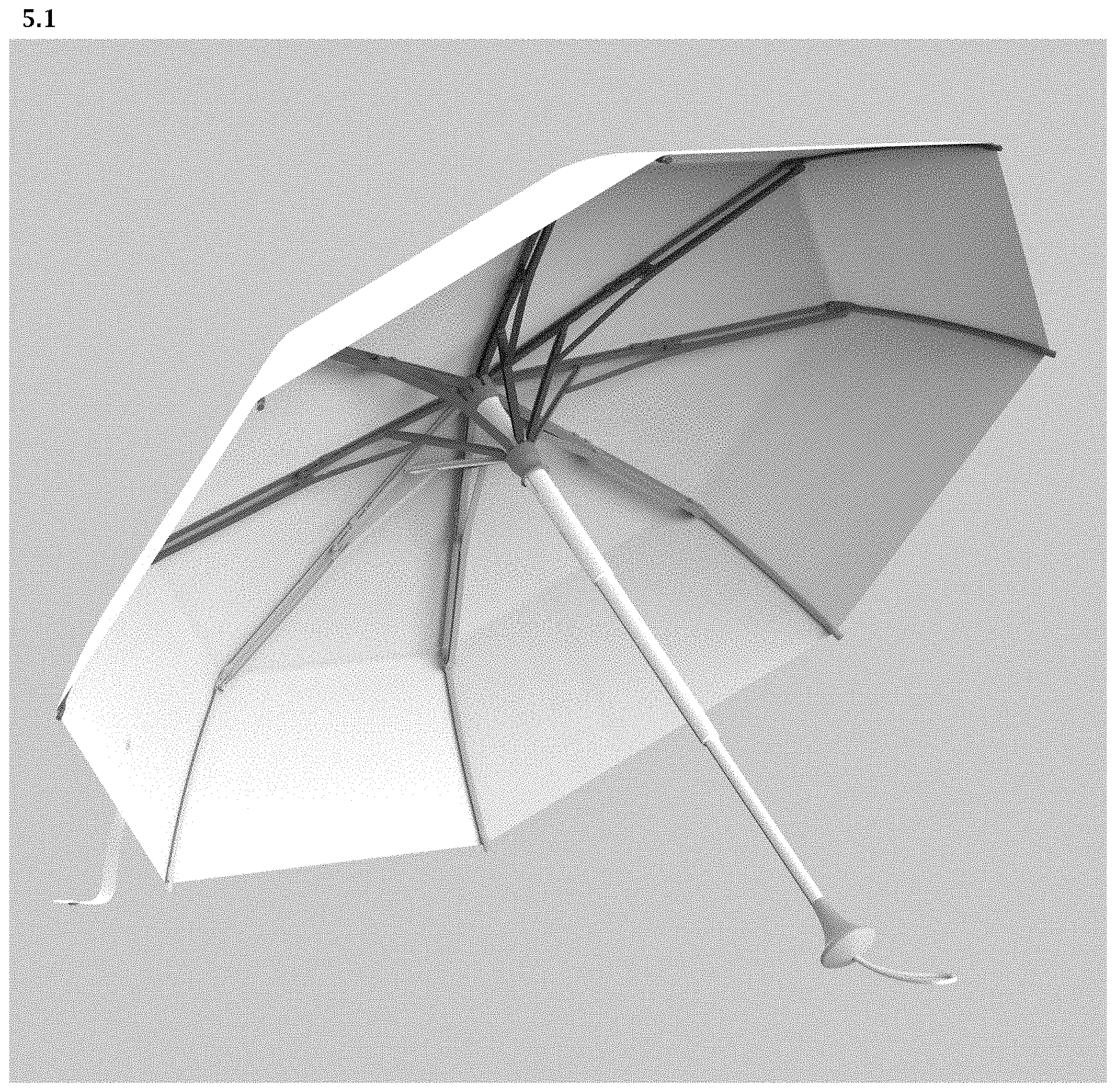 Patent USD1000101 Figure 17 – Umbrella