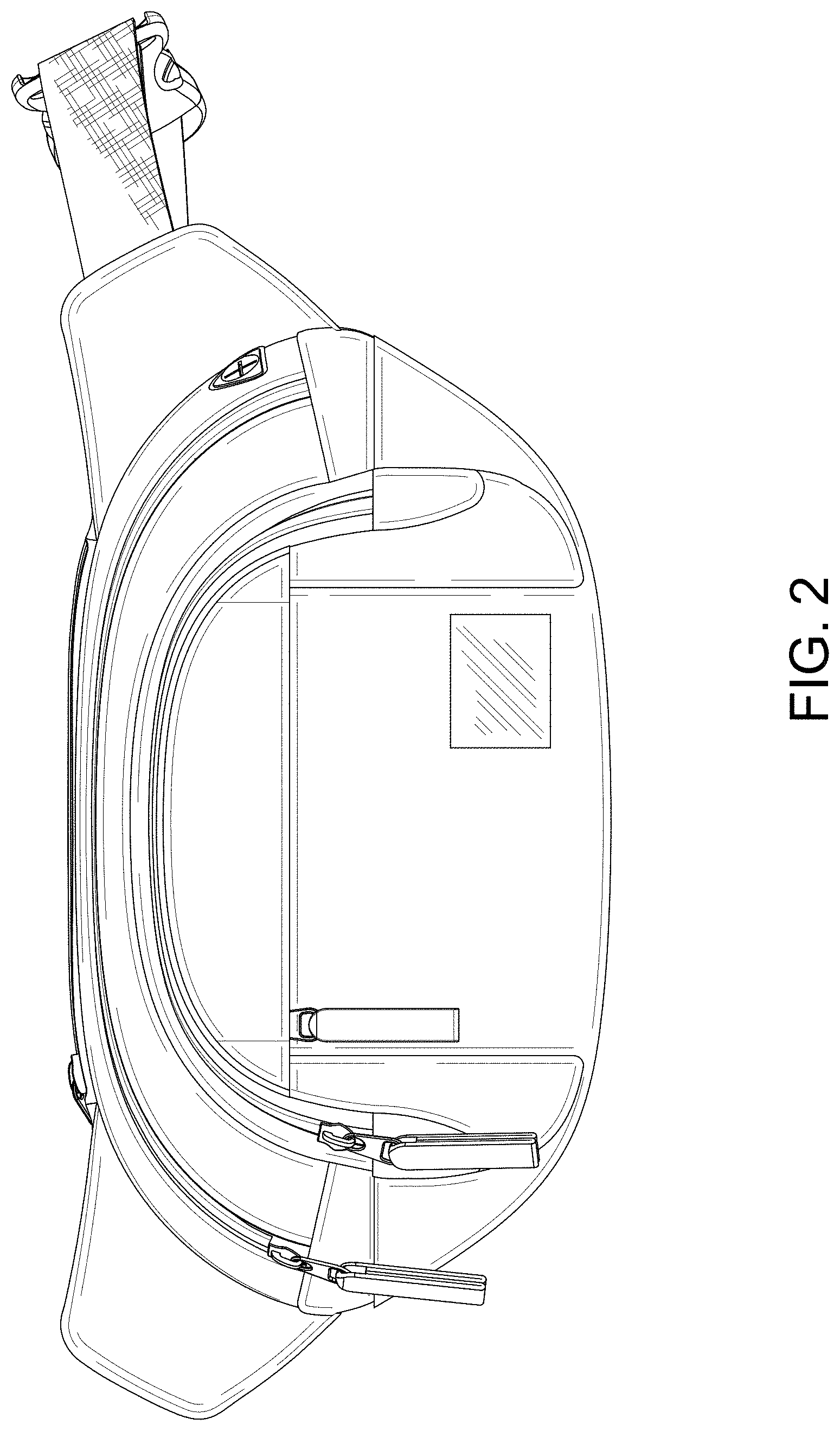 Patent USD1000102 Figure 2 – Waist bag