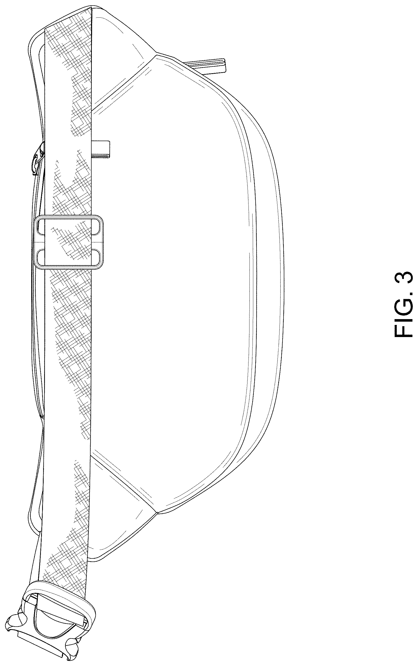 Patent USD1000102 Figure 3 – Waist bag