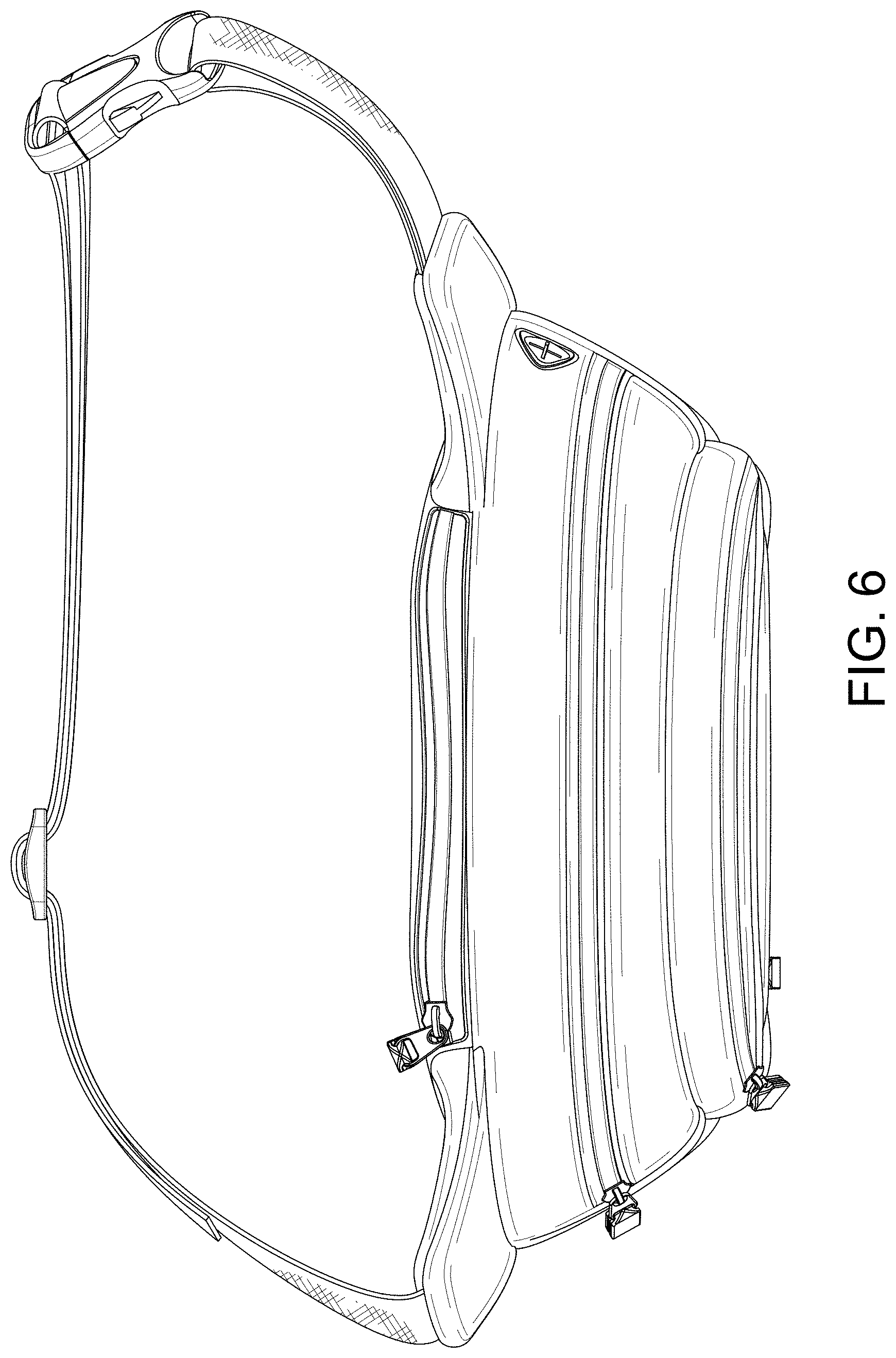 Patent USD1000102 Figure 5 – Waist bag