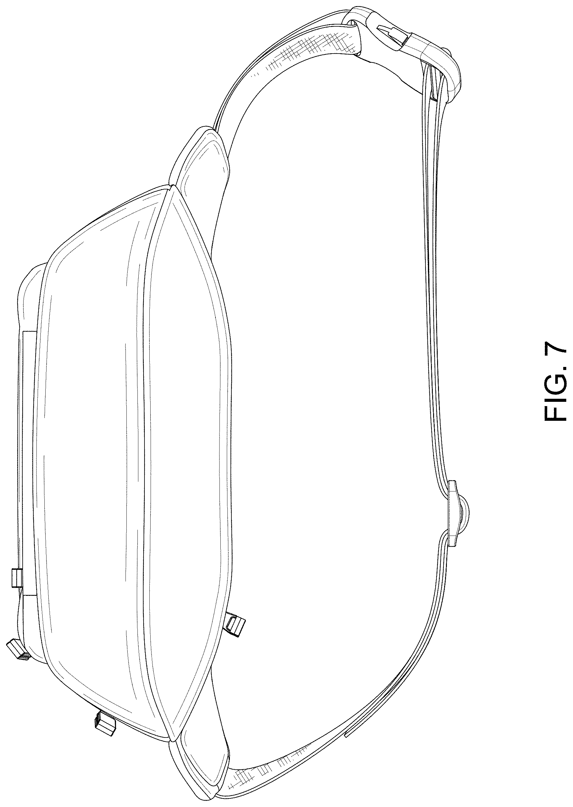 Patent USD1000102 Figure 6 – Waist bag