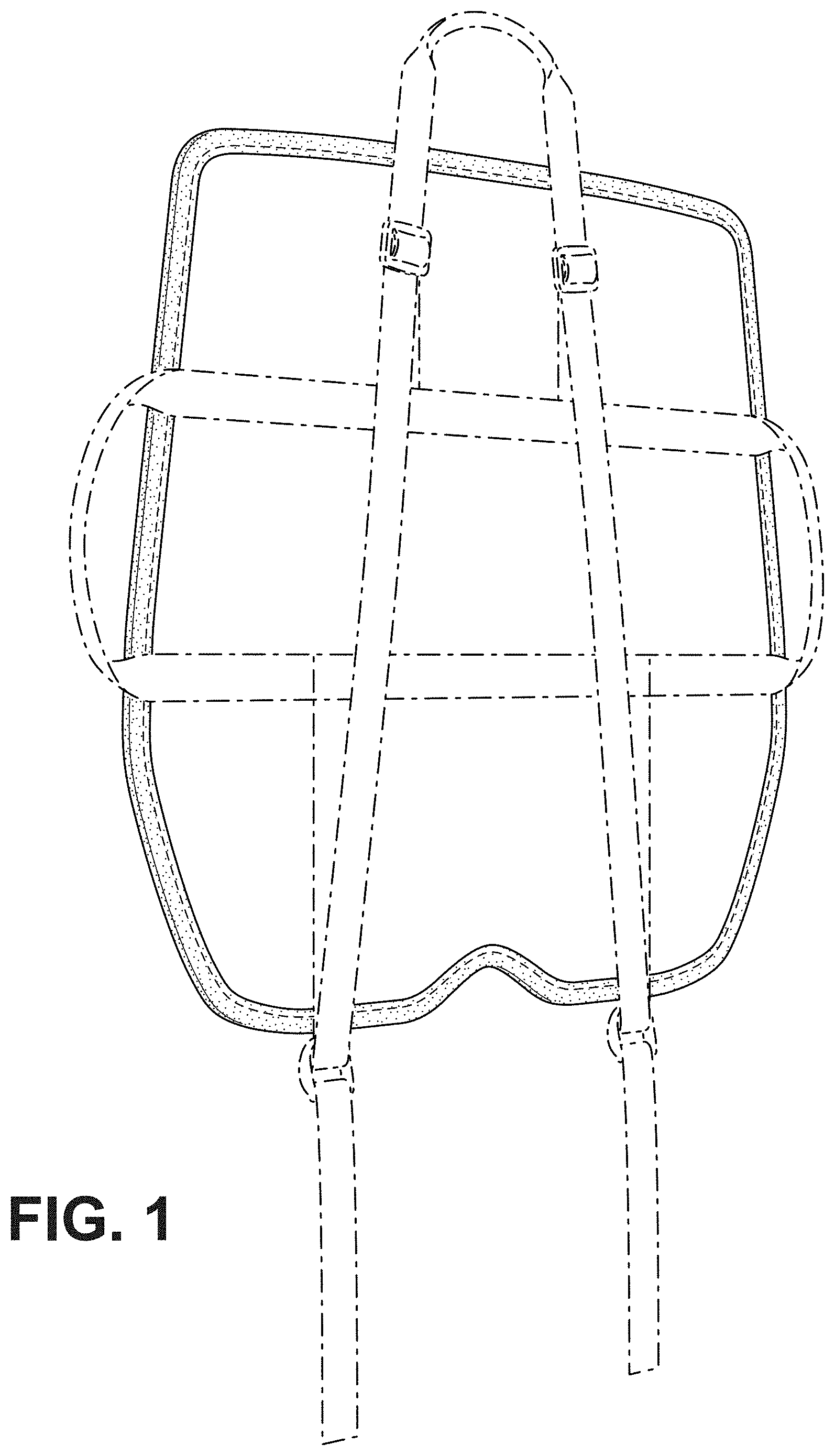Patent USD1000106 Figure 1 – Bag