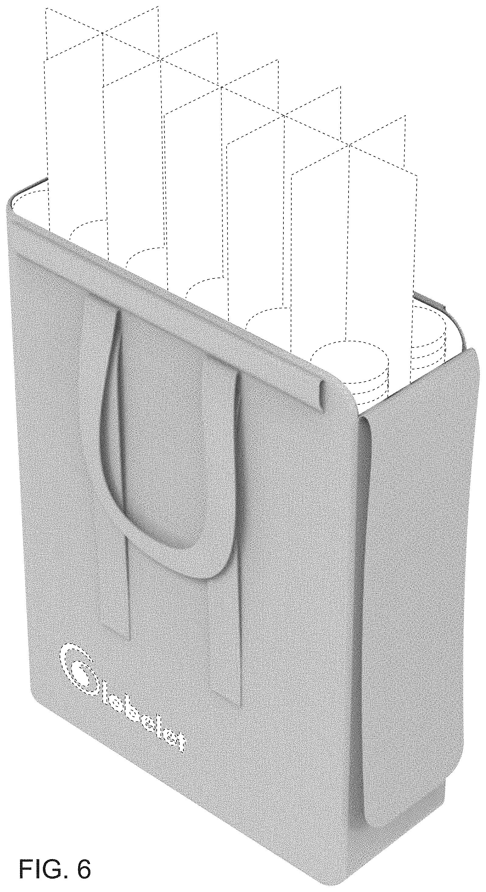 Patent USD1000107 Figure 6 – Carrying case