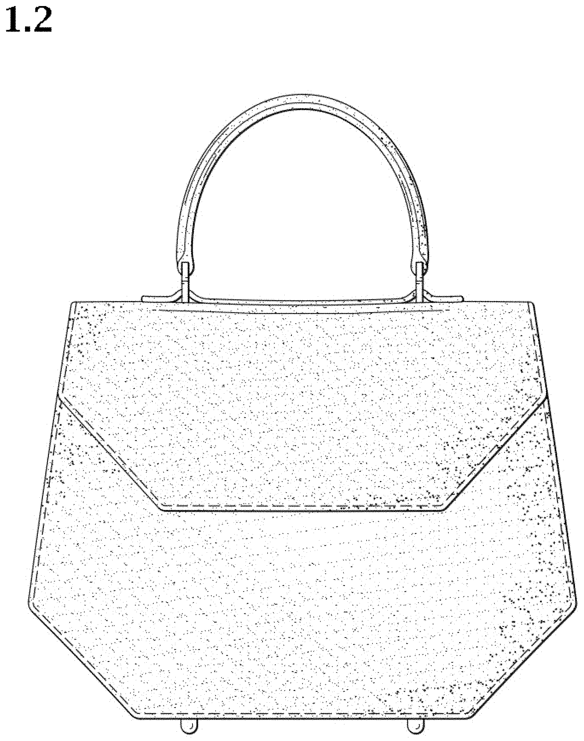 Patent USD1000109 Figure 2 – Handbag