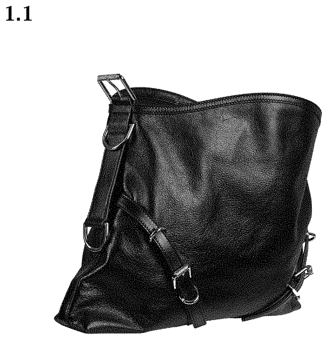 Patent USD1000110 Figure 1 – Handbag