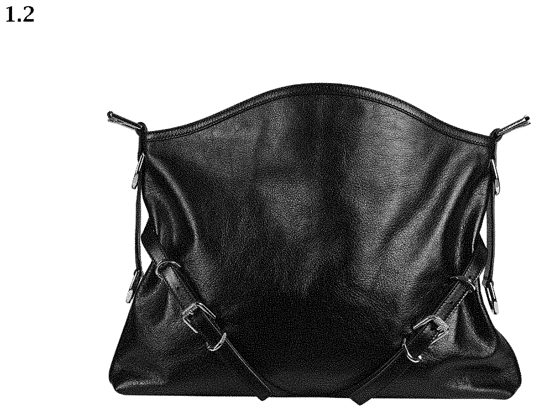 Patent USD1000110 Figure 2 – Handbag