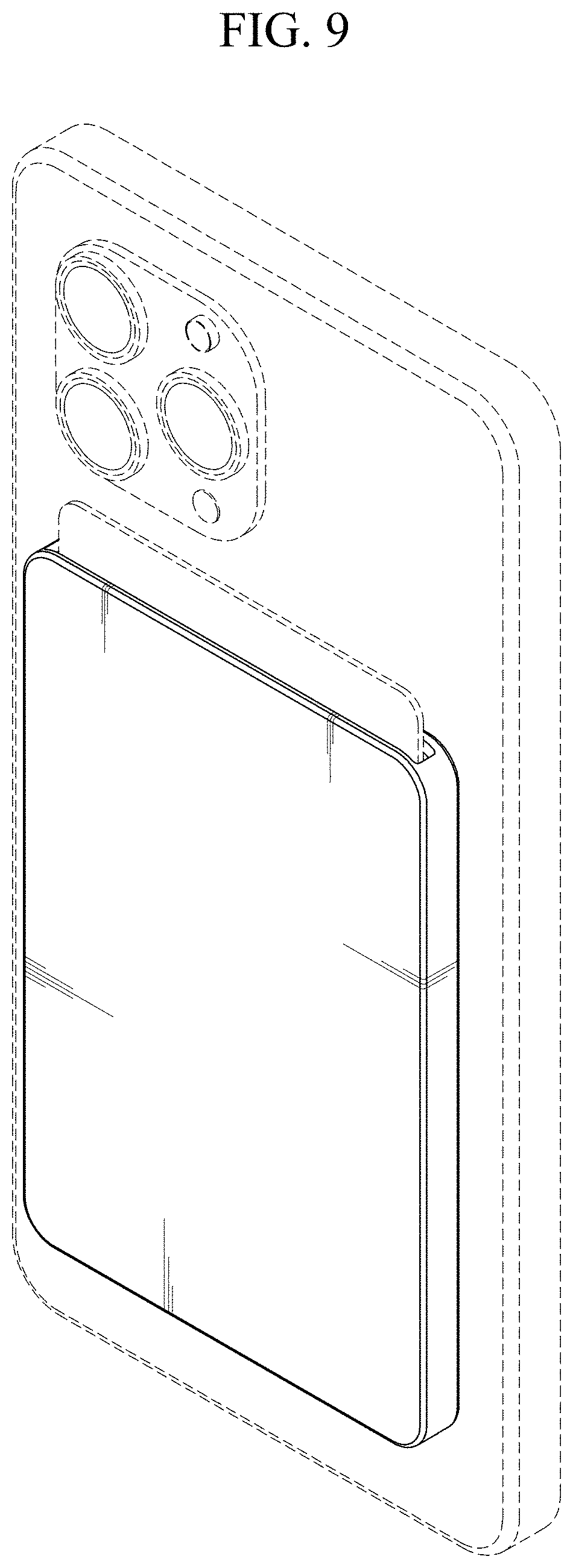 Patent USD1000111 Figure 7 – Card holder for smart phone
