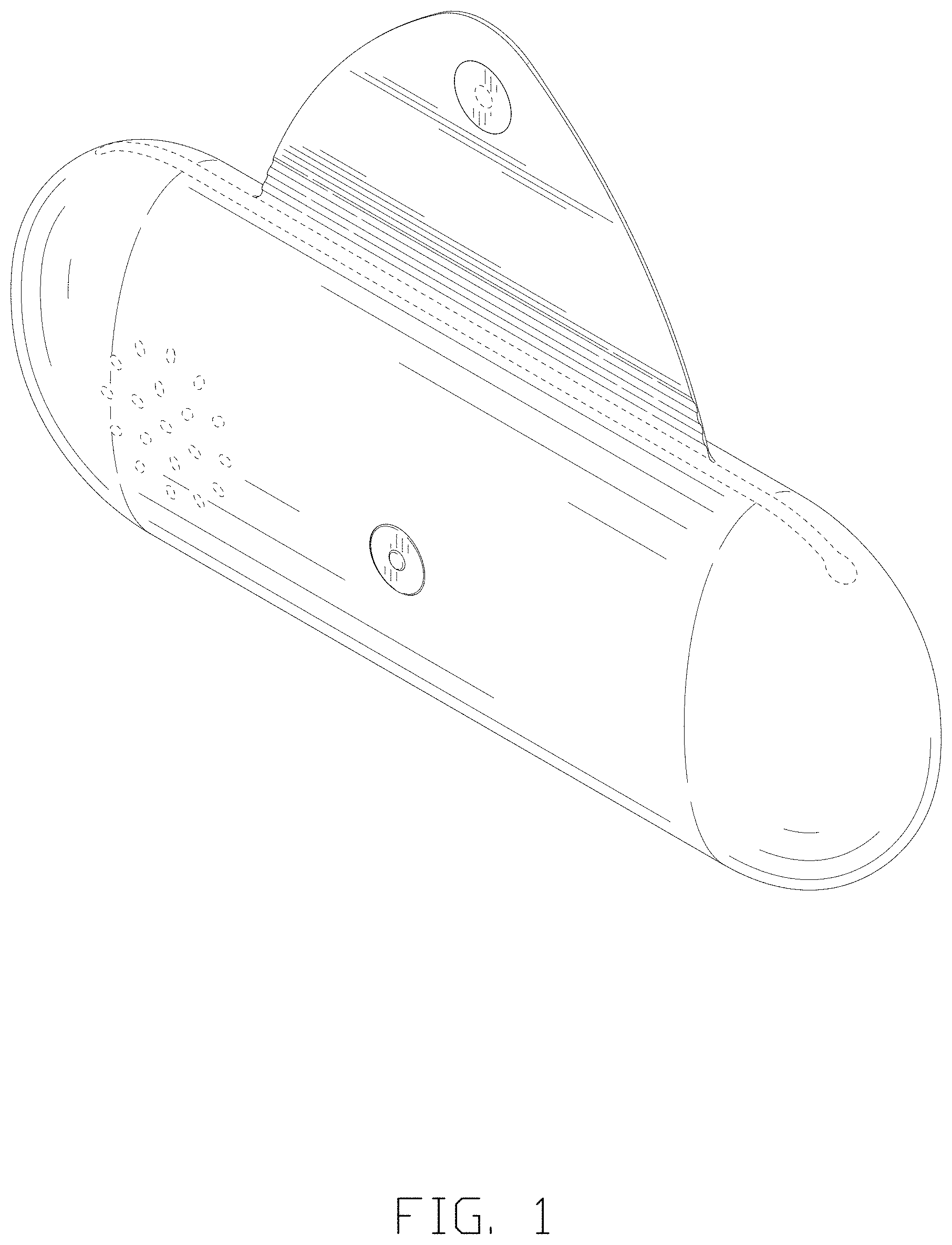 Patent USD1000112 Figure 1 – Makeup brush bag