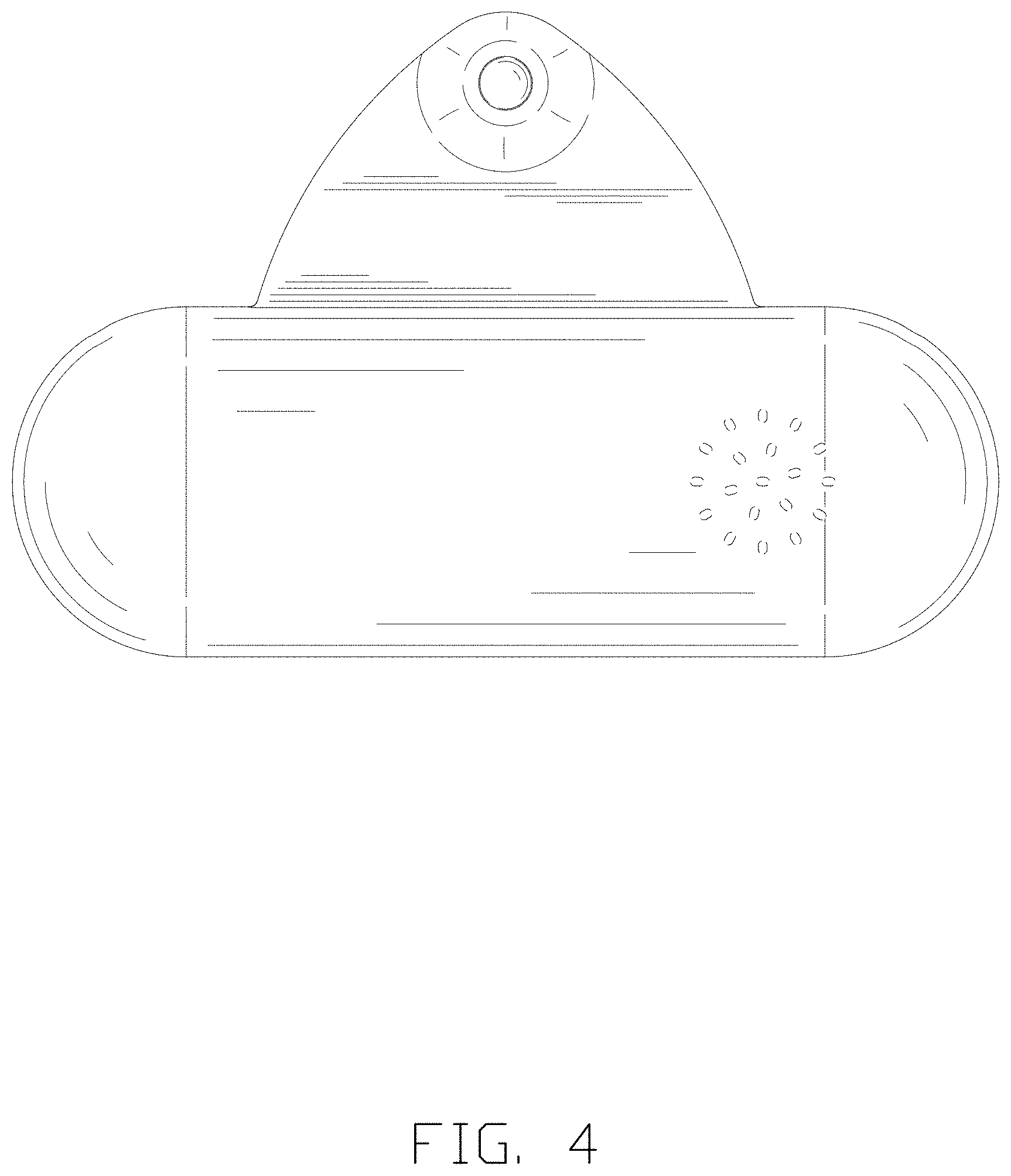 Patent USD1000112 Figure 4 – Makeup brush bag