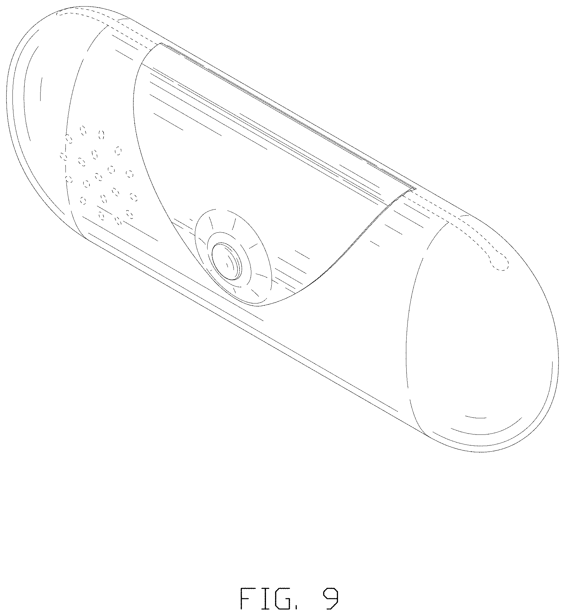 Patent USD1000112 Figure 9 – Makeup brush bag