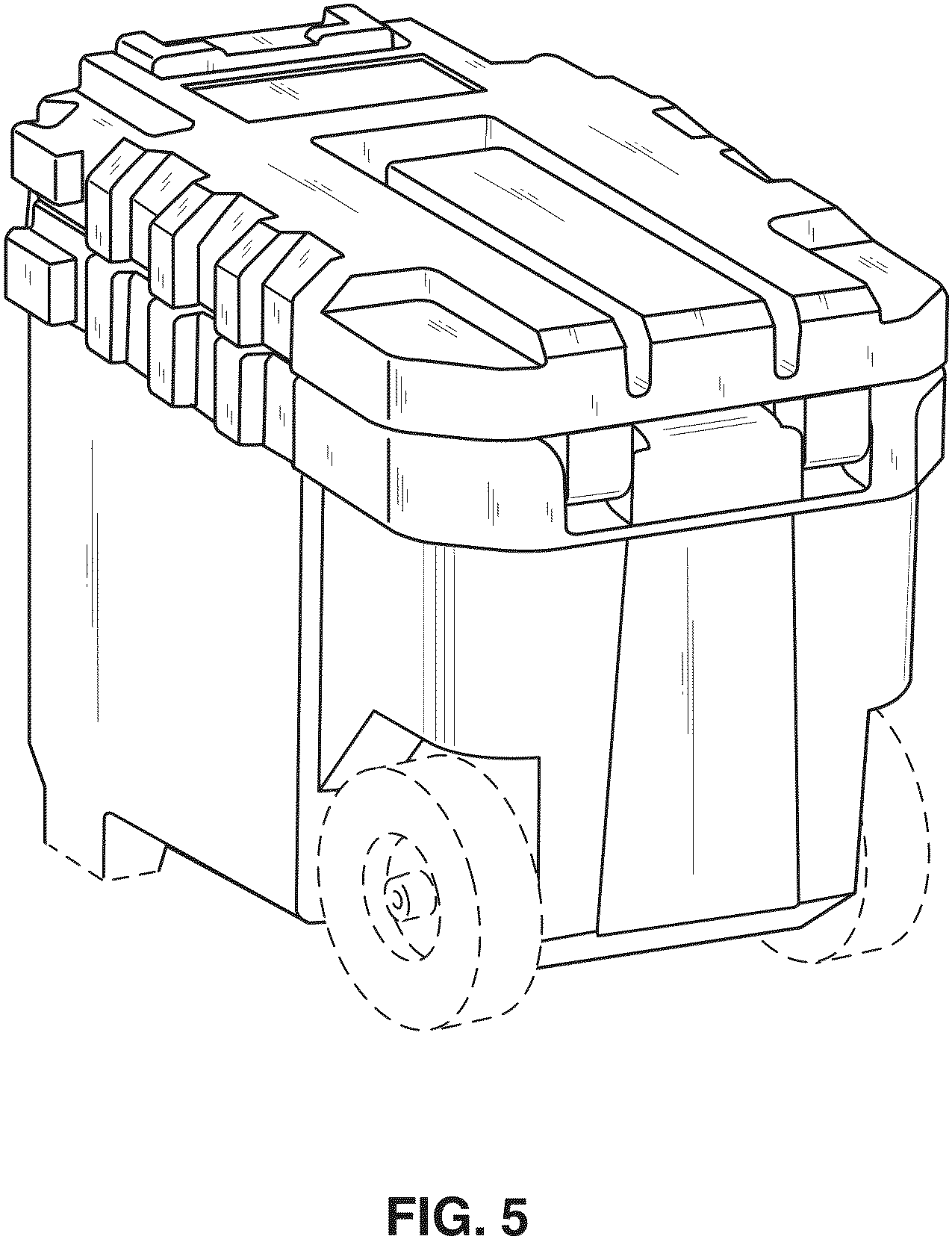 Patent USD1000113 Figure 3 – Container