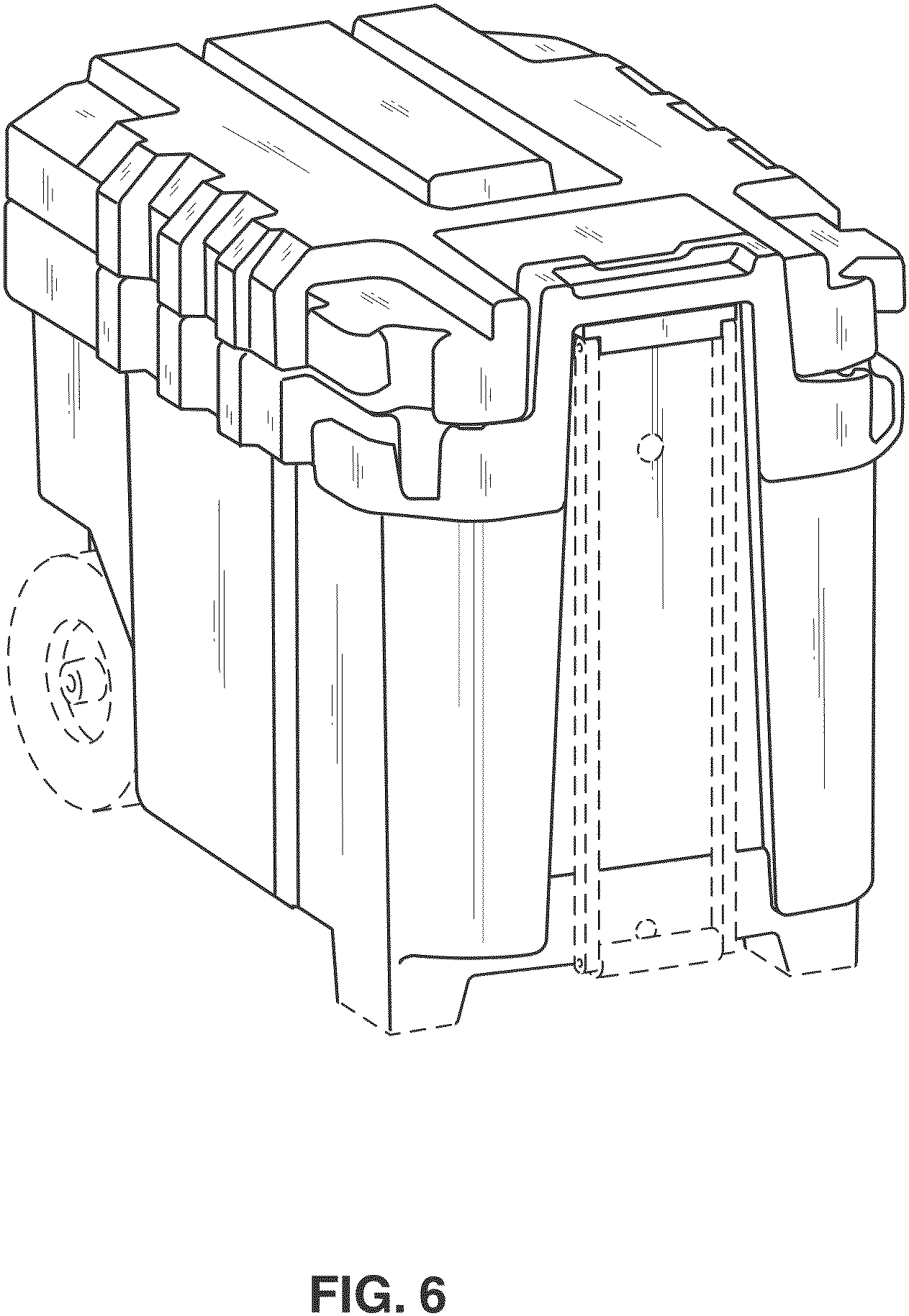 Patent USD1000113 Figure 4 – Container