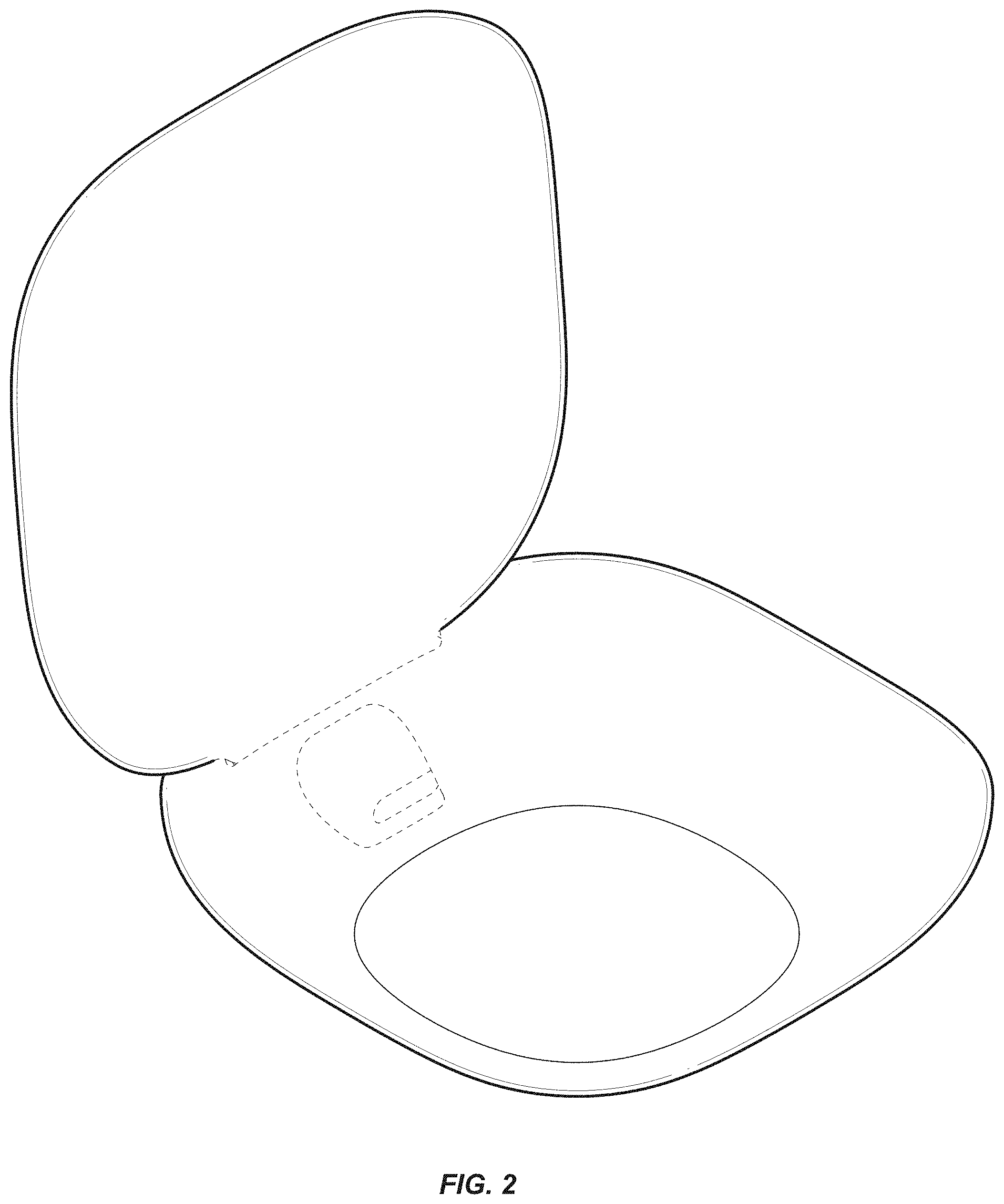 Patent USD1000117 Figure 2 – Case with earphones