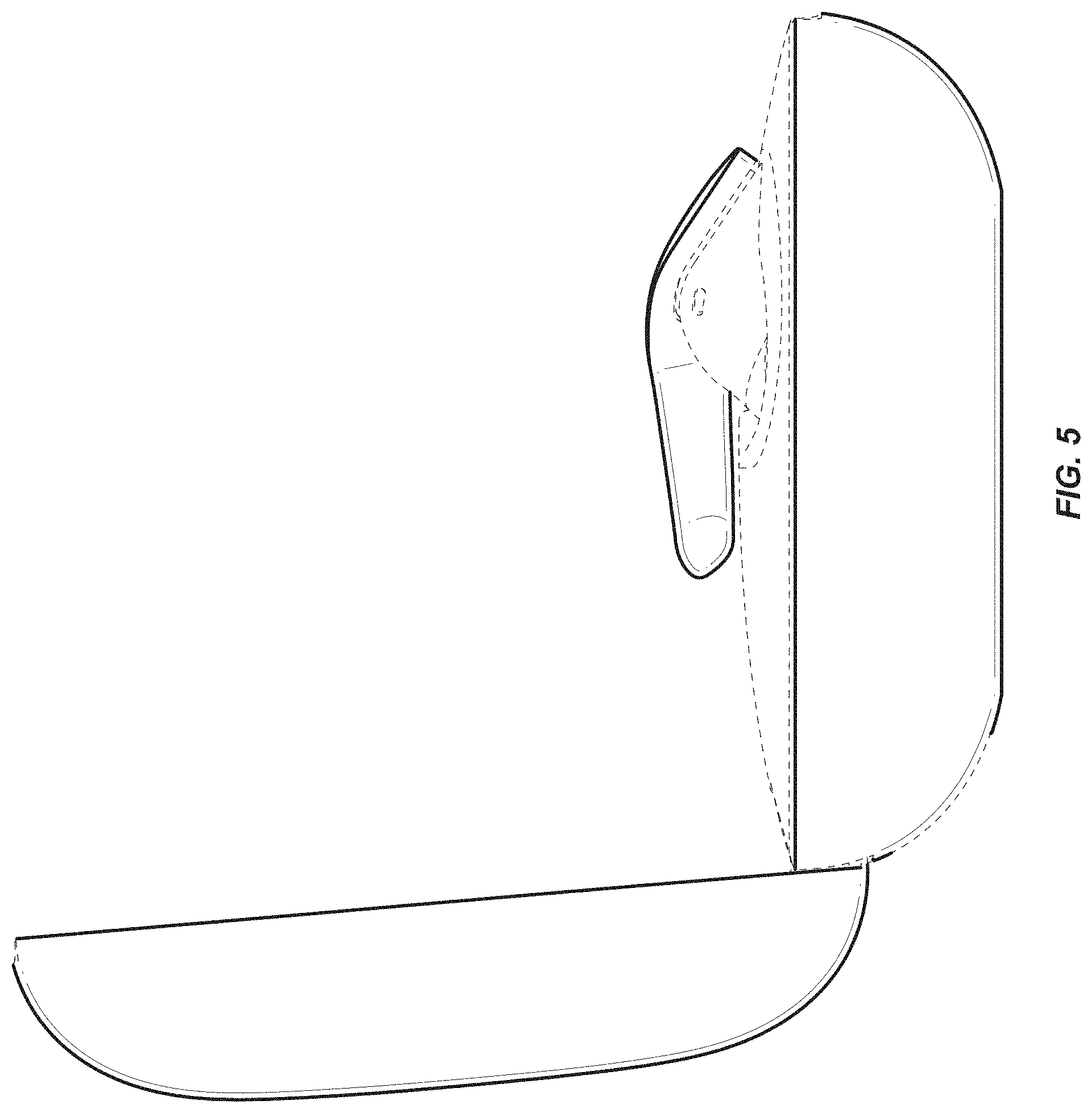 Patent USD1000117 Figure 5 – Case with earphones