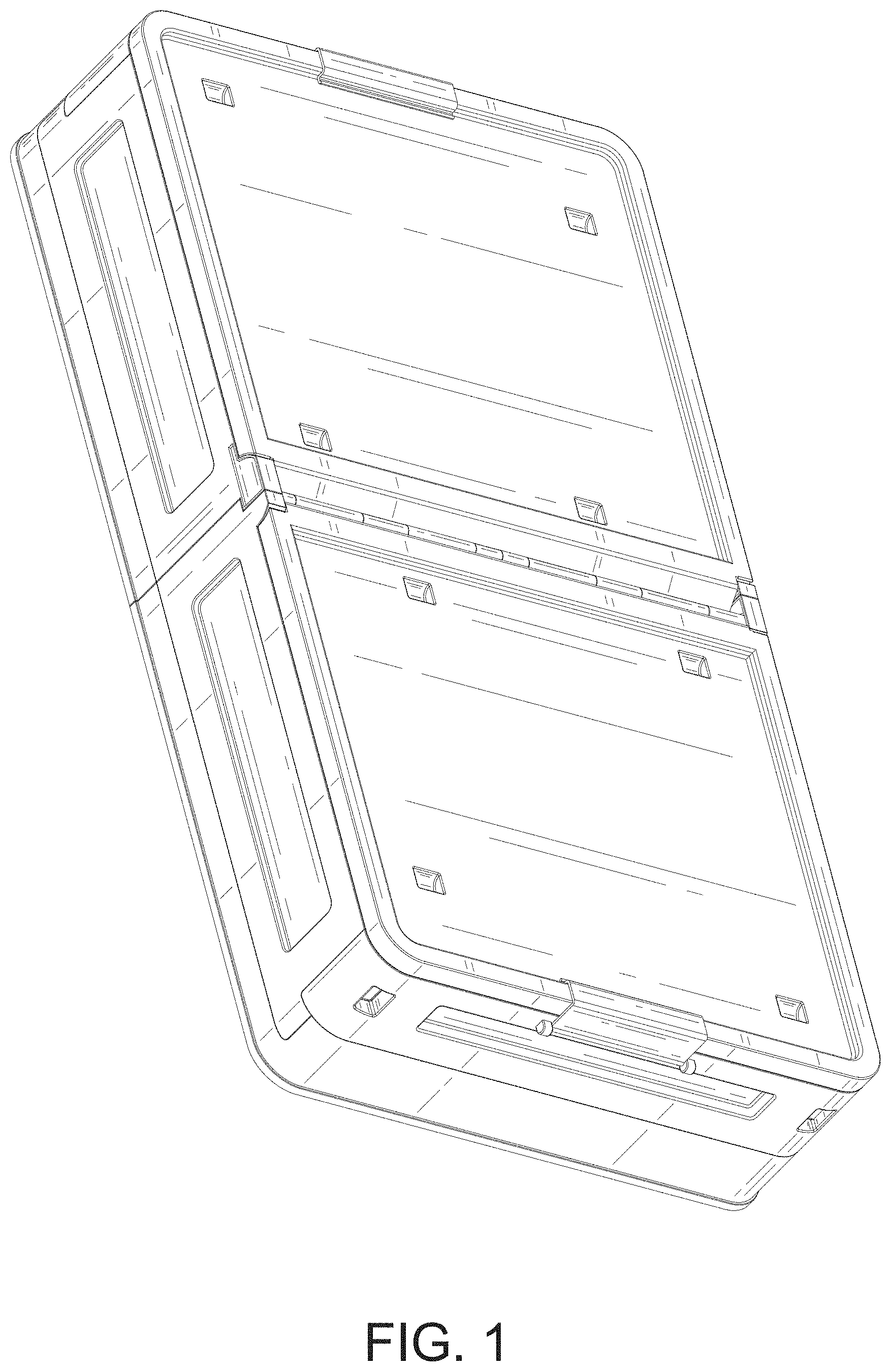 Patent USD1000119 — Collapsible bottom storage box — Figure 1