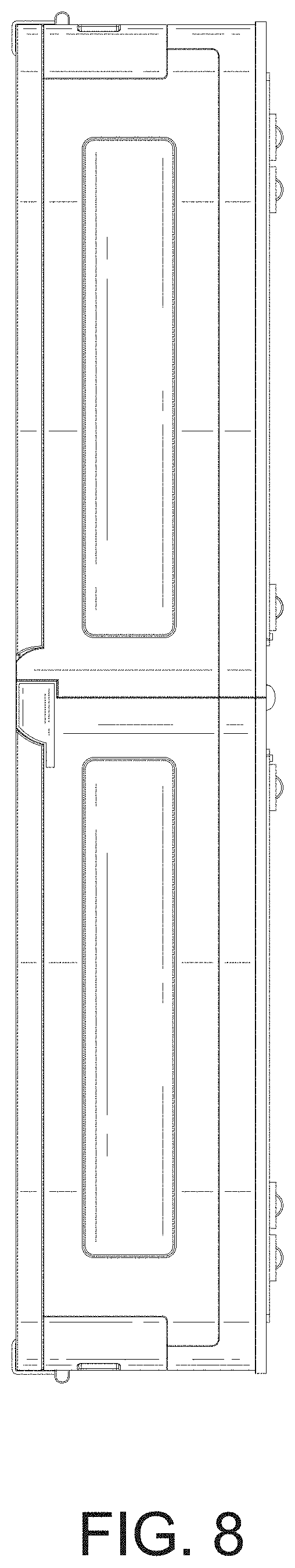 Patent USD1000119 Figure 8 – Collapsible bottom storage box