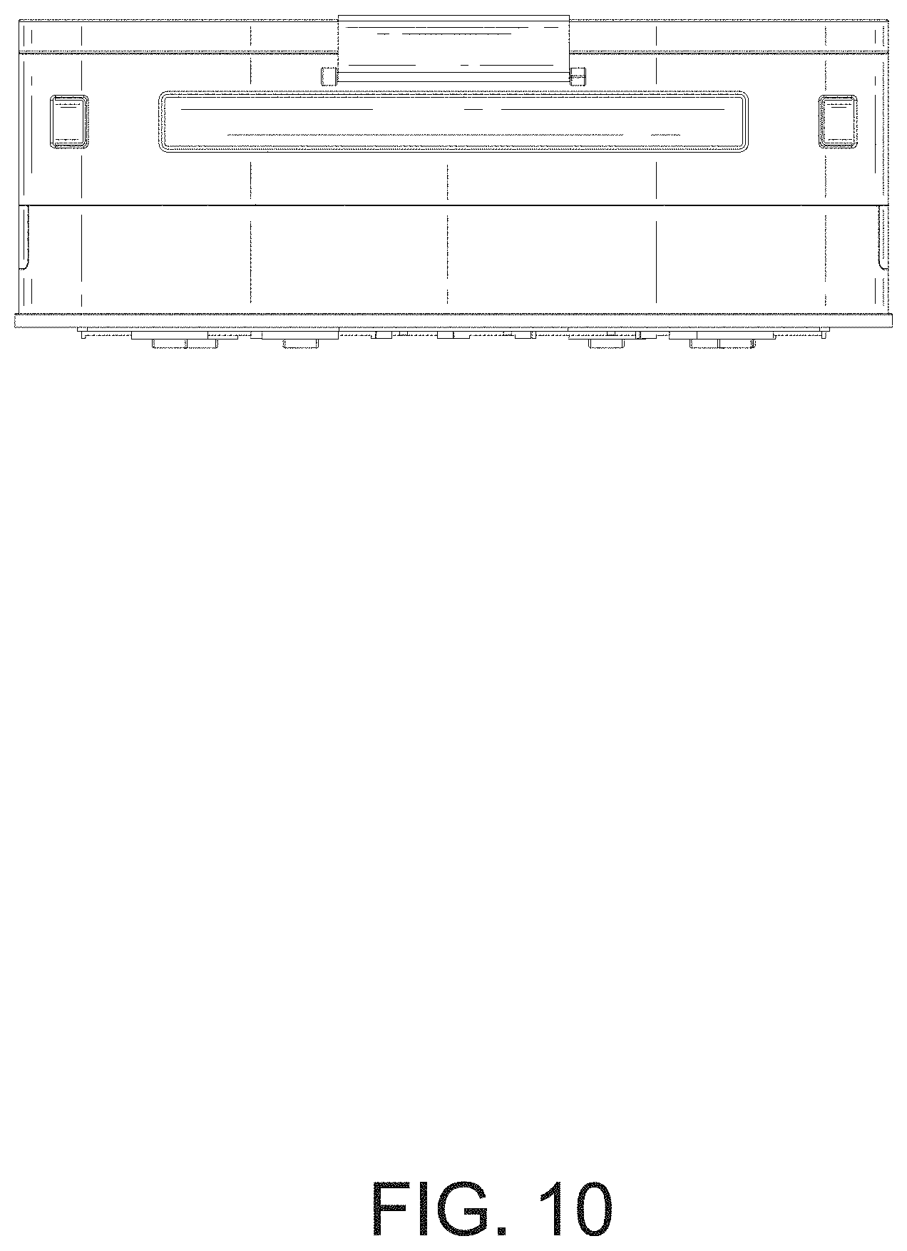 Patent USD1000119 Figure 10 – Collapsible bottom storage box