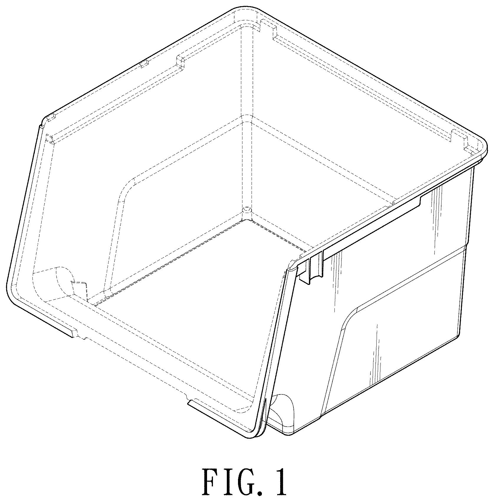 Patent USD1000120 Figure 1 – Storage box