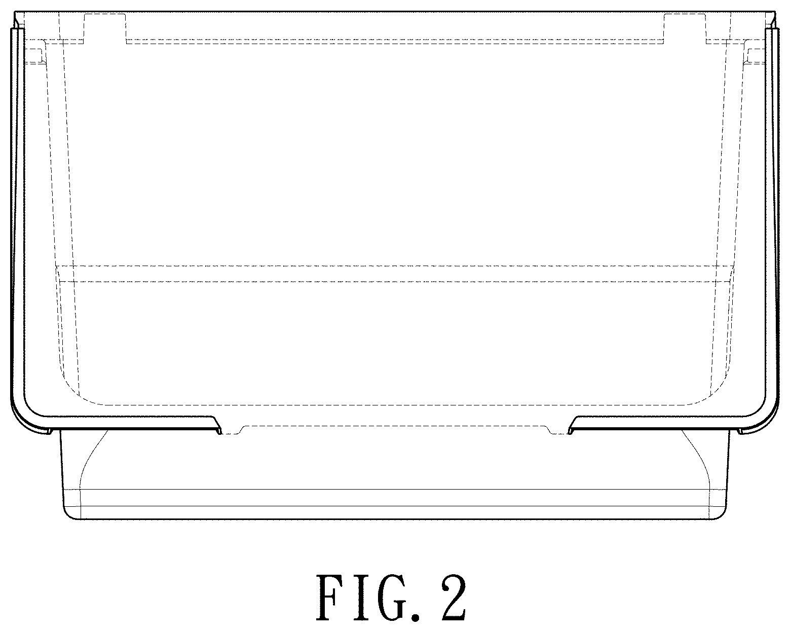 Patent USD1000120 Figure 2 – Storage box