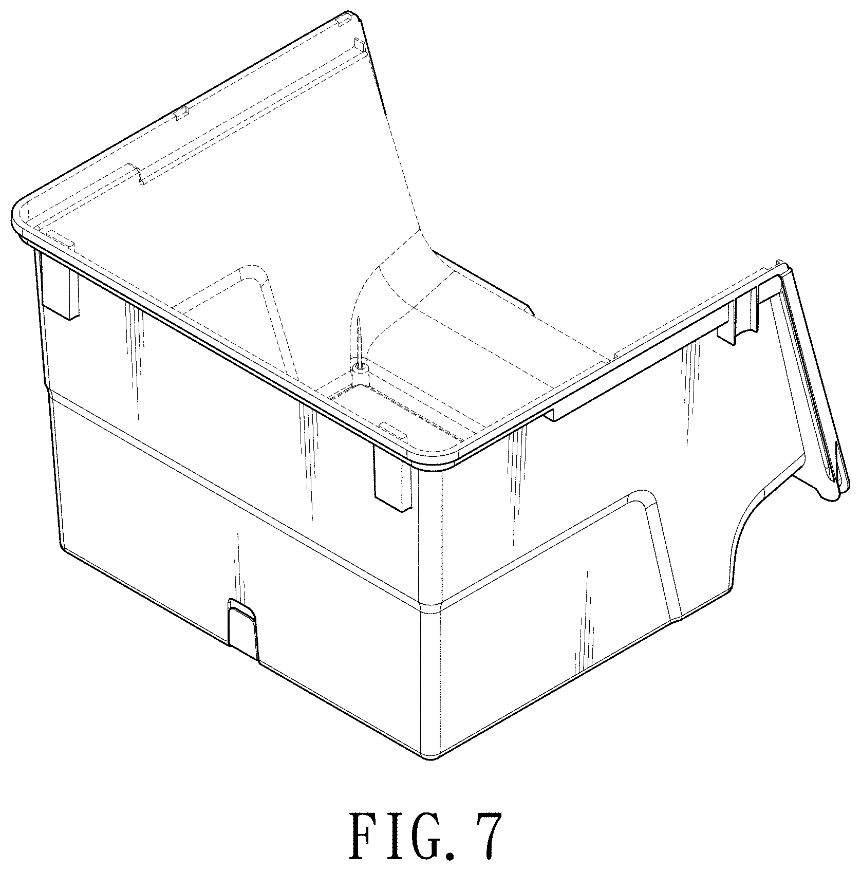 Patent USD1000120 Figure 7 – Storage box