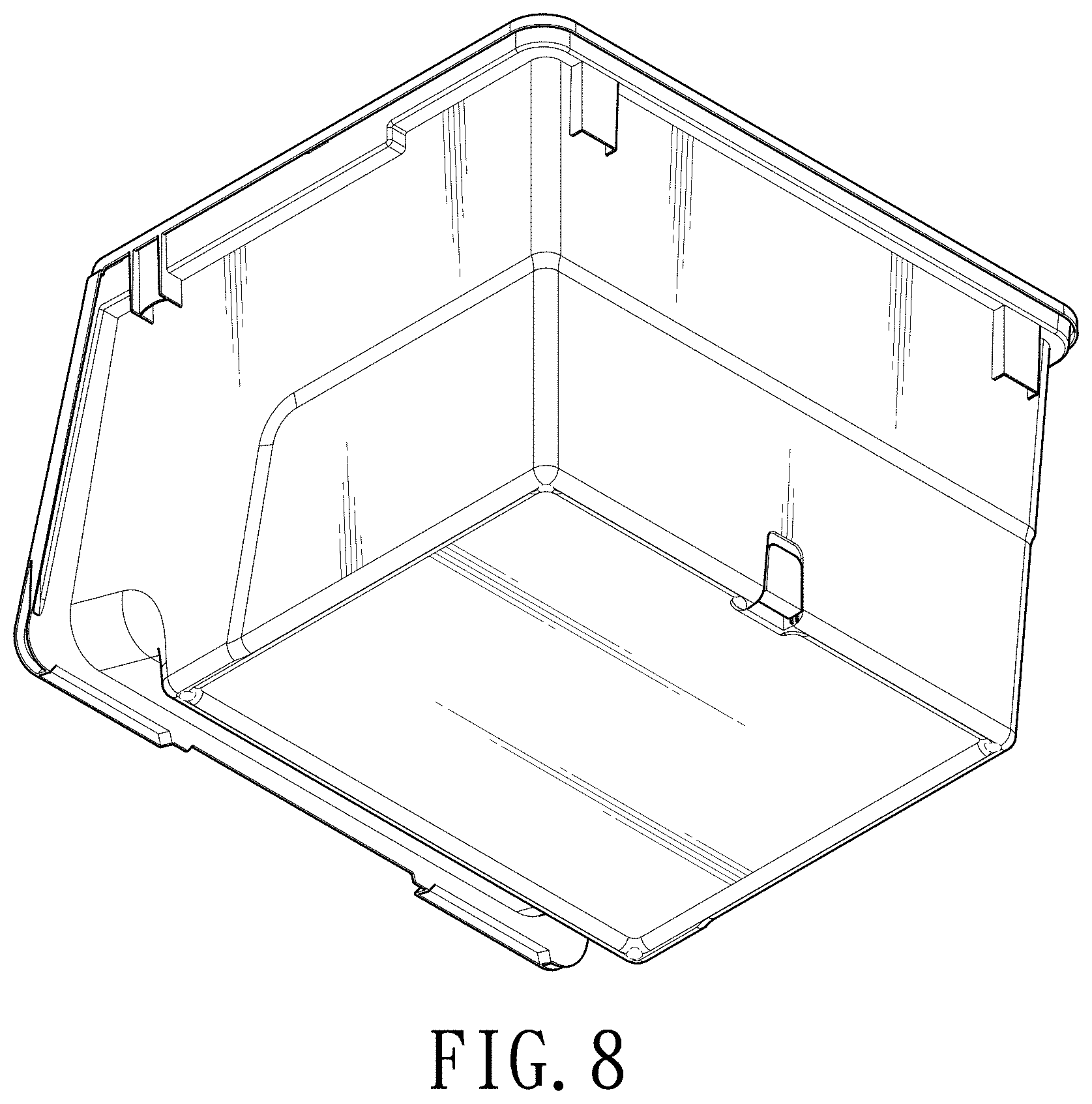 Patent USD1000120 Figure 8 – Storage box