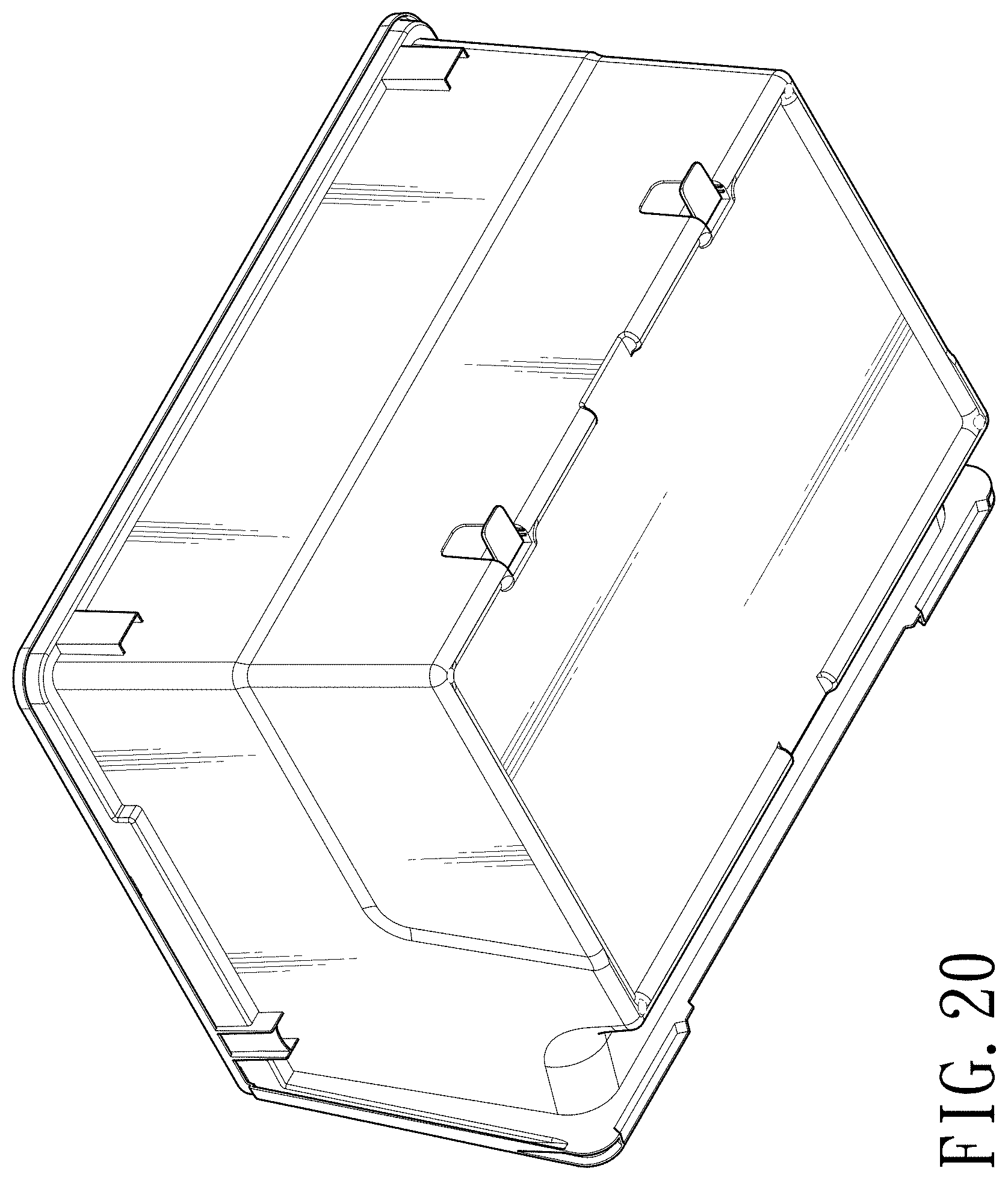 Patent USD1000120 Figure 20 – Storage box