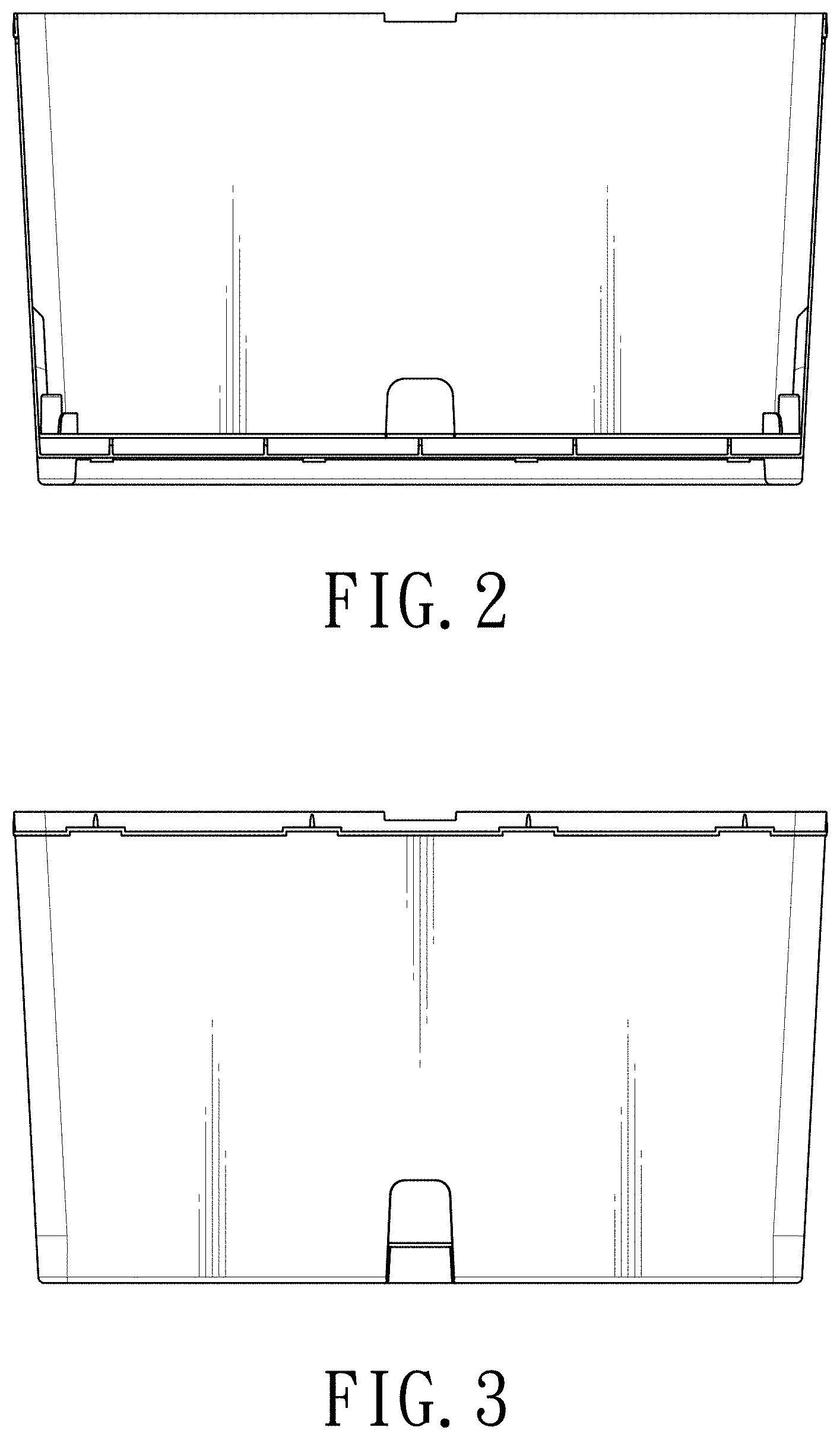 Patent USD1000121 Figure 2 – Container
