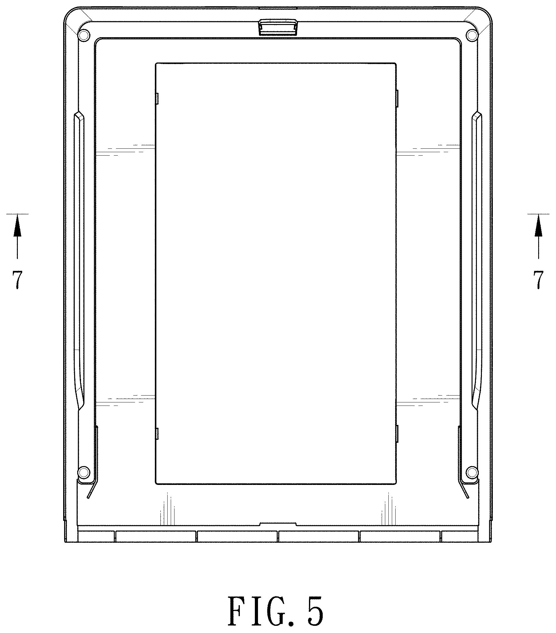 Patent USD1000121 Figure 4 – Container
