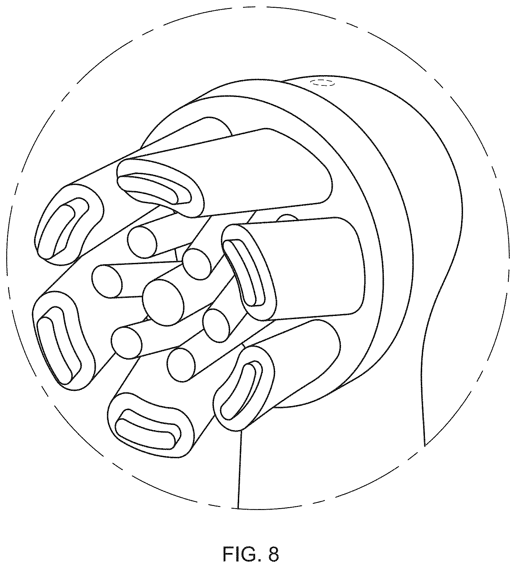 Patent USD1000122 Figure 2 – Head for electric toothbrush