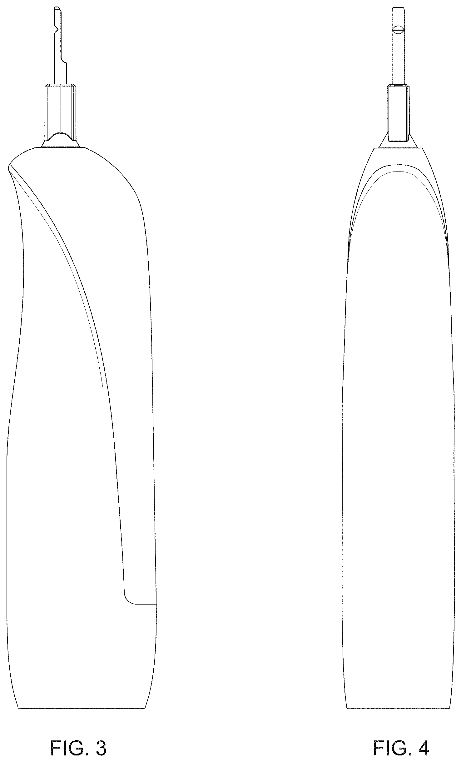 Patent USD1000123 Figure 2 – Battery-operated toothbrush