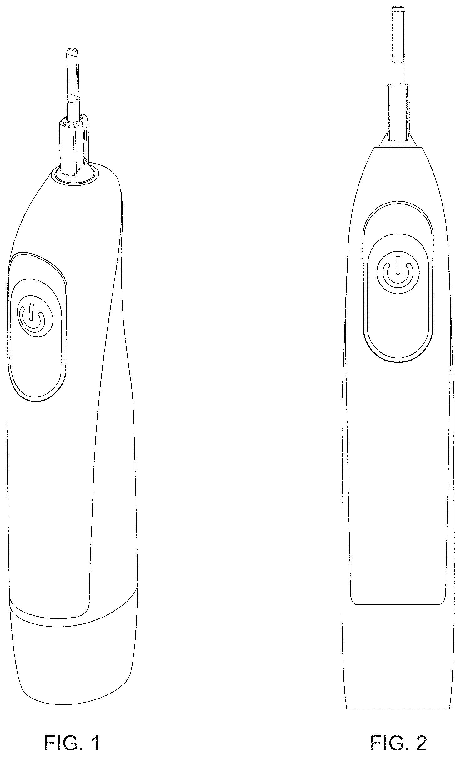 Patent USD1000124 Figure 1 – Battery-operated toothbrush