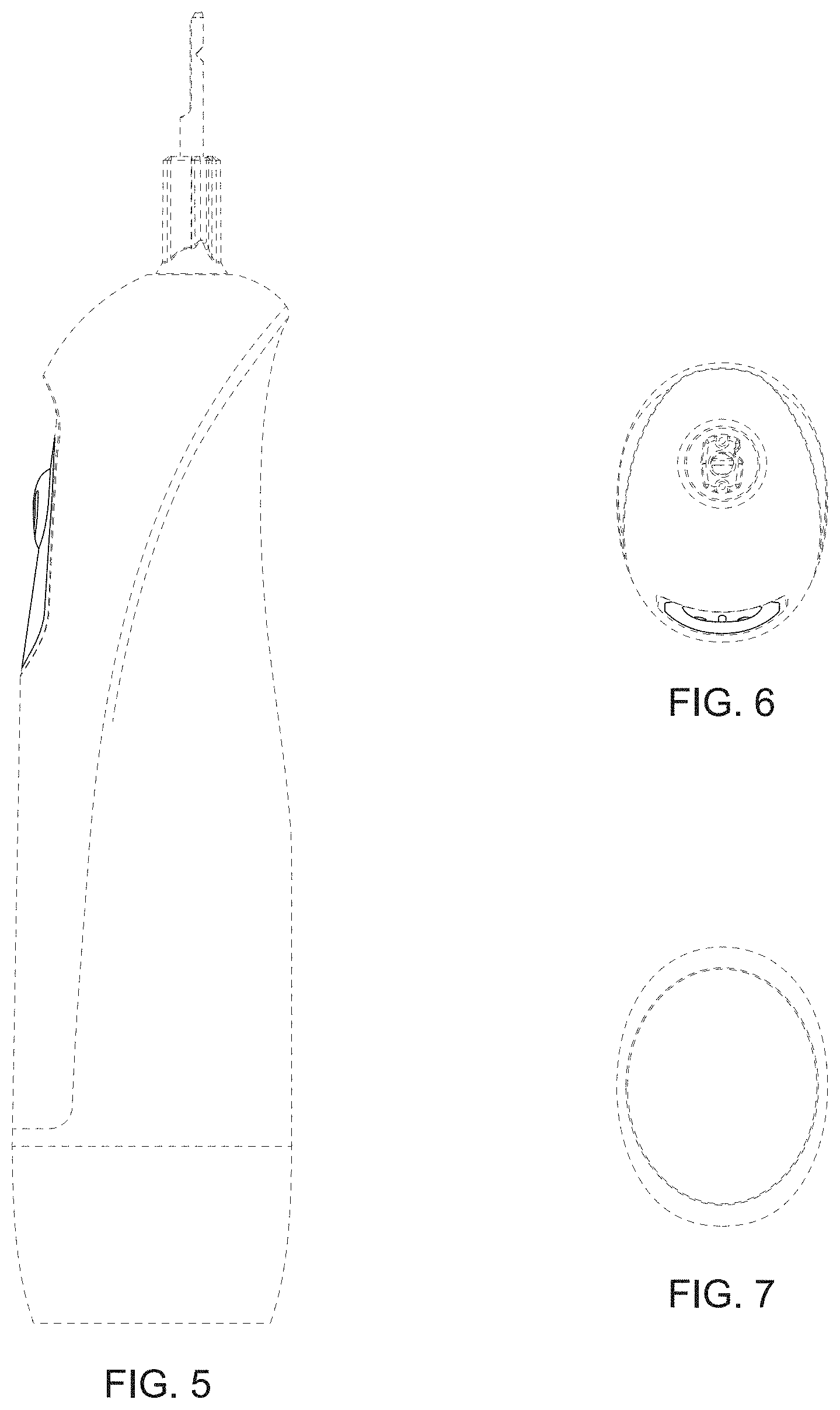 Patent USD1000125 Figure 3 – Battery-operated toothbrush