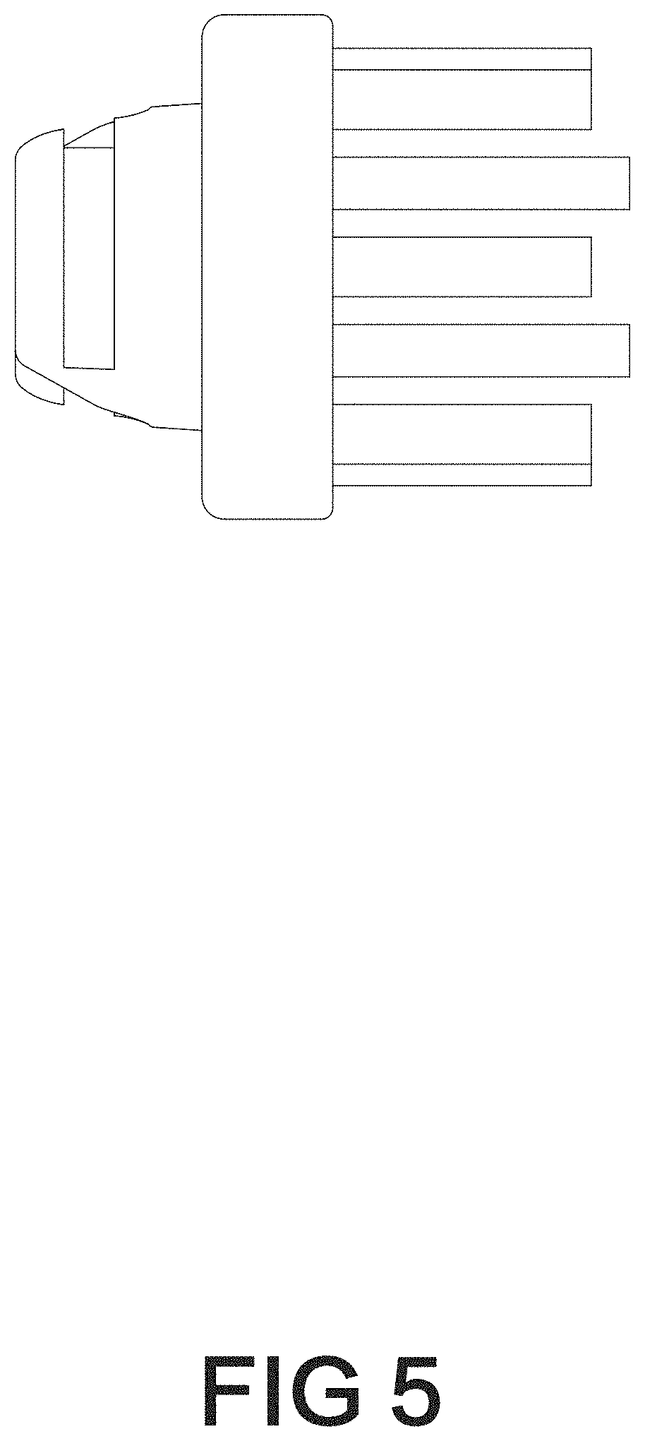 Patent USD1000127 Figure 5 – Electric toothbrush head