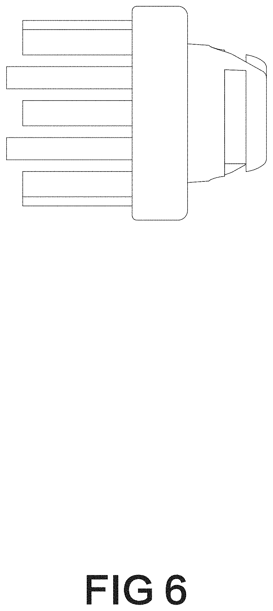 Patent USD1000127 Figure 6 – Electric toothbrush head