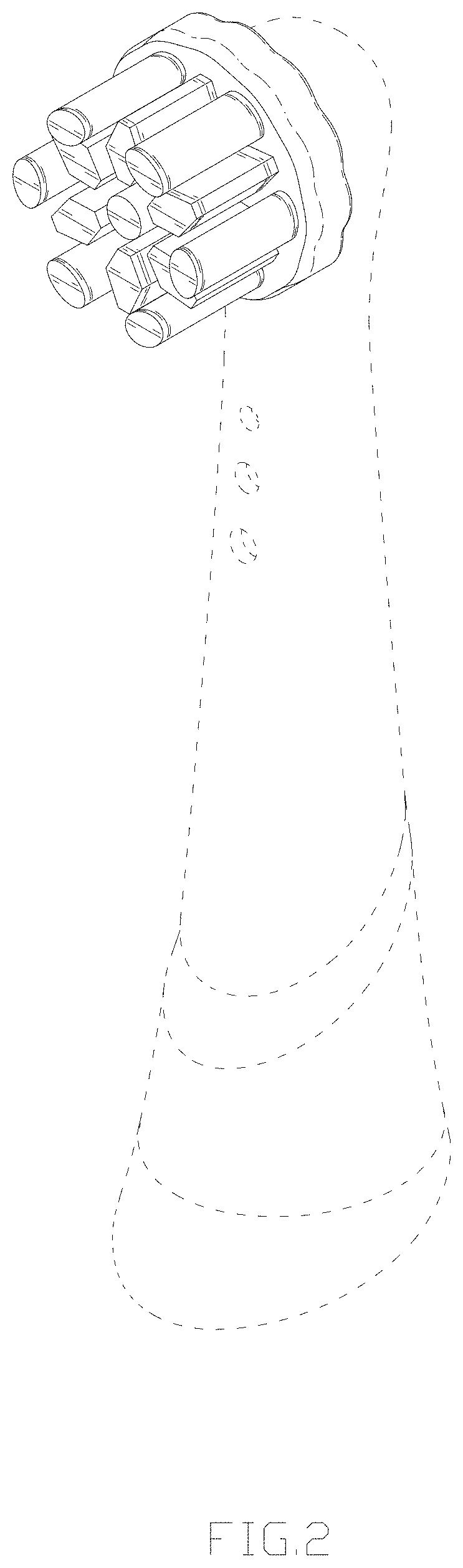 Patent USD1000128 Figure 2 – Toothbrush head