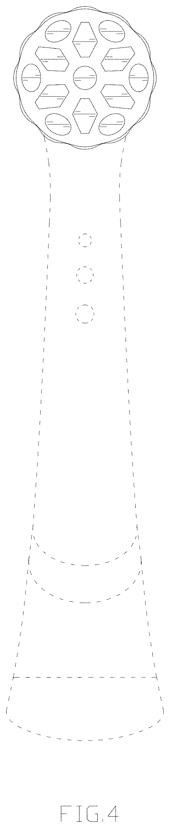 Patent USD1000128 Figure 4 – Toothbrush head