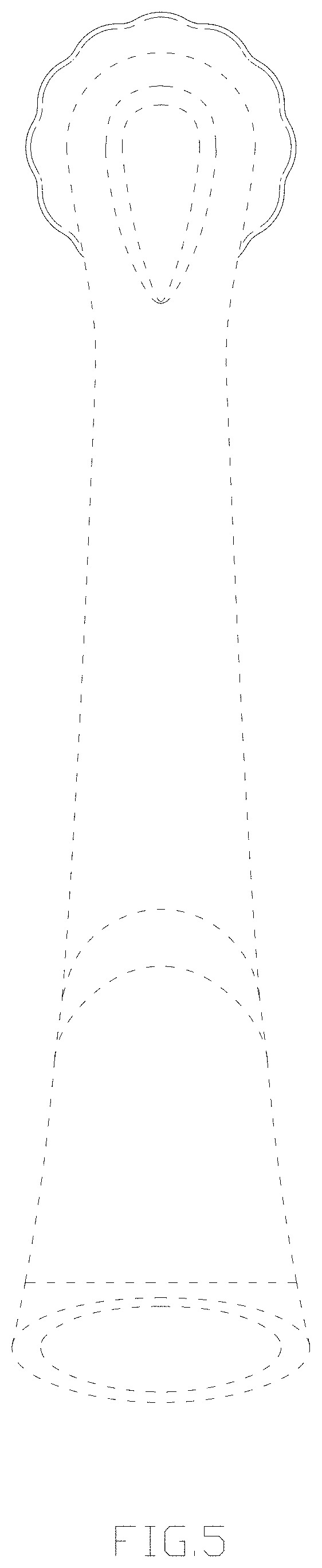 Patent USD1000128 Figure 5 – Toothbrush head