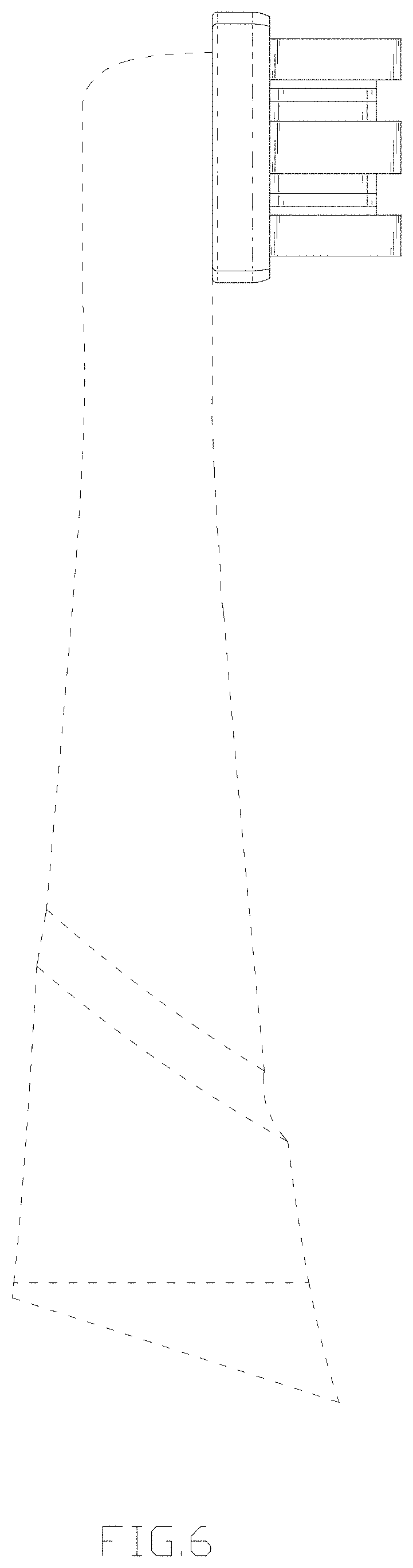 Patent USD1000128 Figure 6 – Toothbrush head