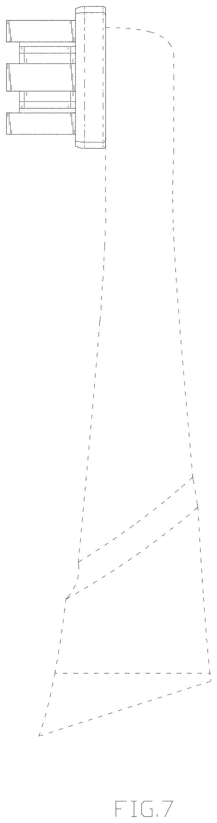 Patent USD1000128 Figure 7 – Toothbrush head