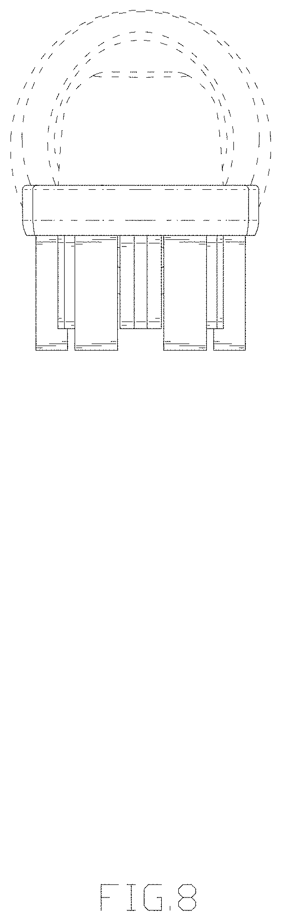 Patent USD1000128 Figure 8 – Toothbrush head