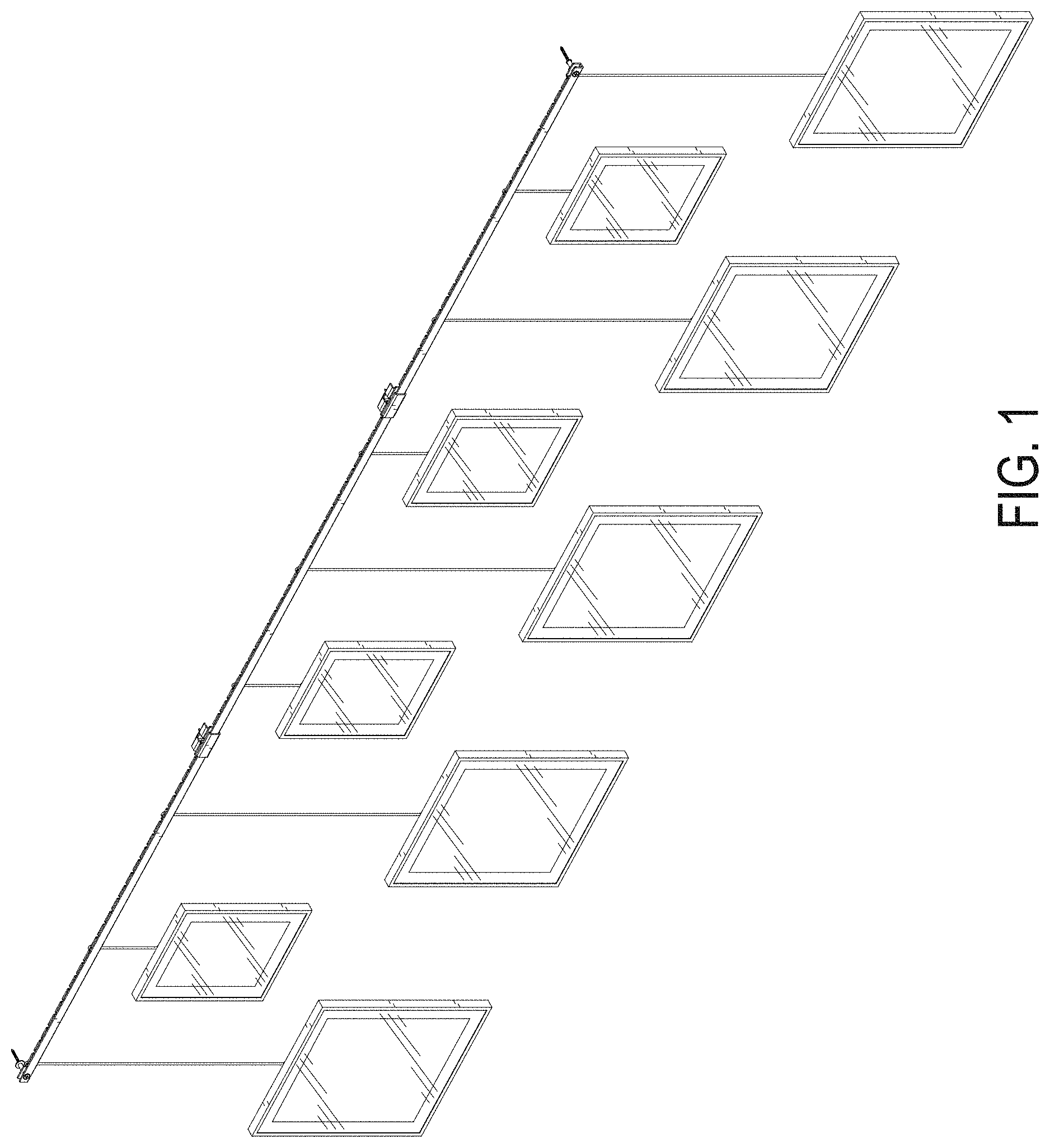 Patent USD1000129 — Hanging photo display — Figure 1