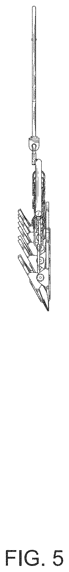 Patent USD1000130 Figure 5 – Foldable rotatable hanger with clips