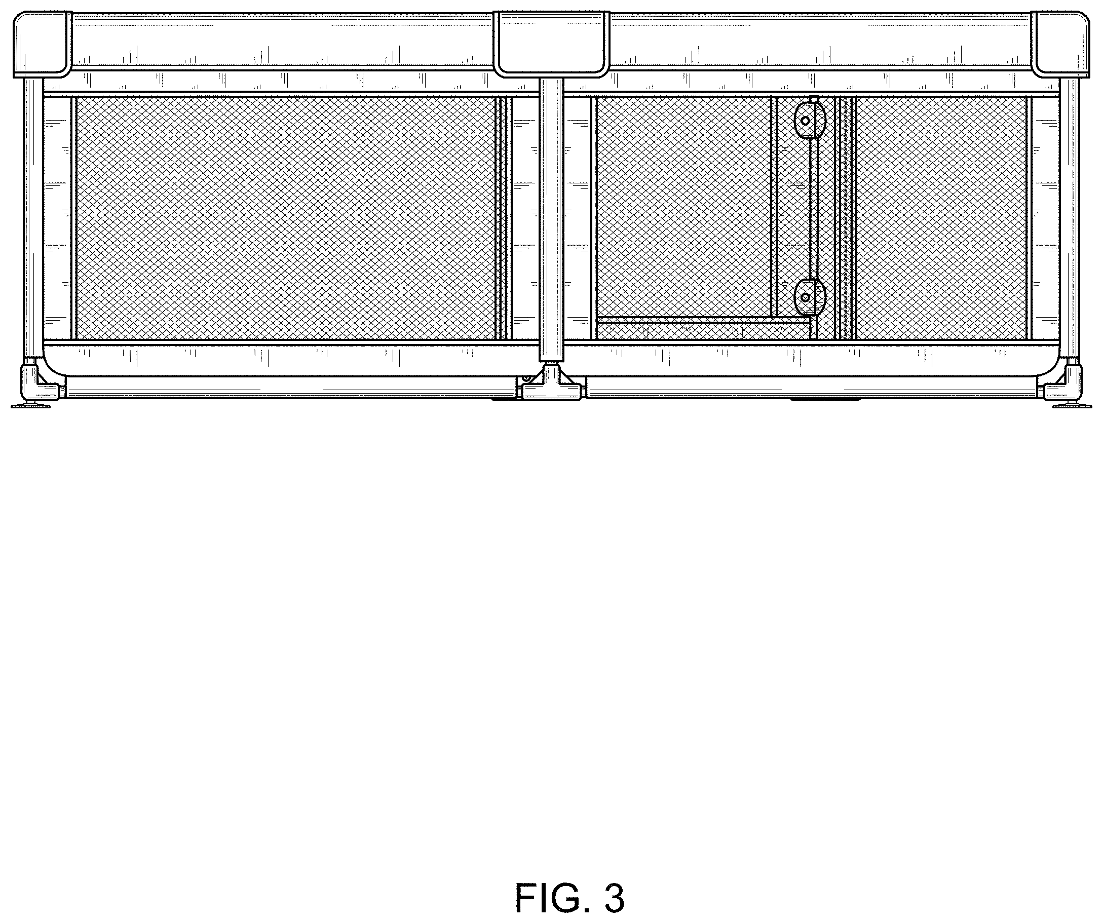 Patent USD1000131 Figure 3 – Playpen