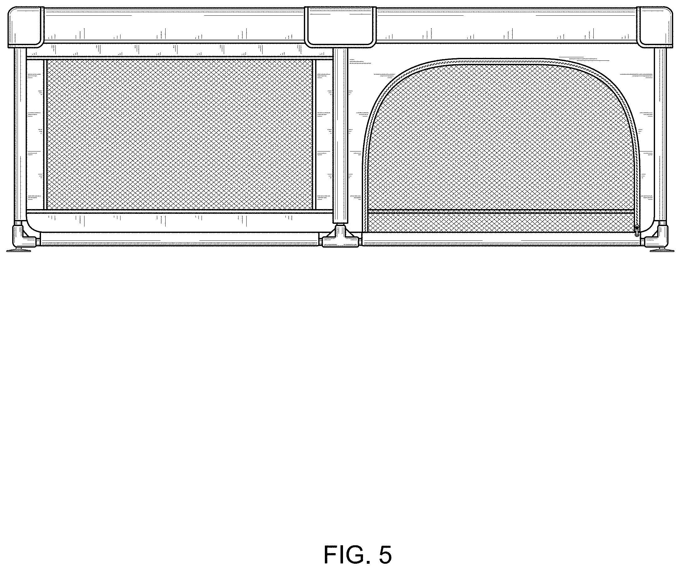 Patent USD1000131 Figure 5 – Playpen