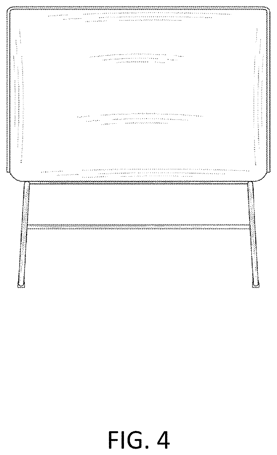 Patent USD1000133 Figure 4 – Combined chair and ottoman