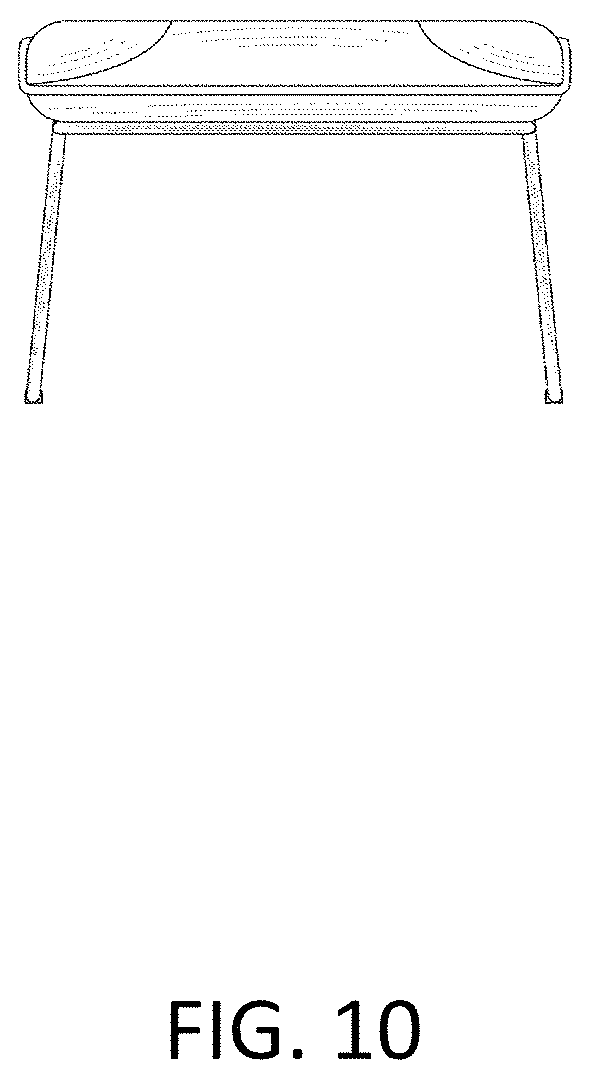 Patent USD1000133 Figure 10 – Combined chair and ottoman