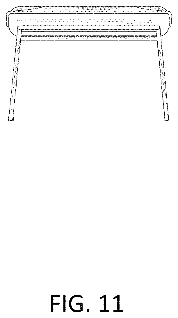 Patent USD1000133 Figure 11 – Combined chair and ottoman