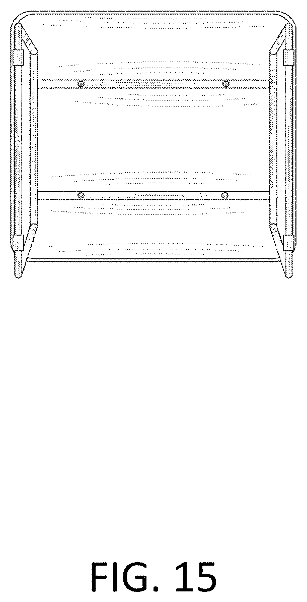 Patent USD1000133 Figure 15 – Combined chair and ottoman