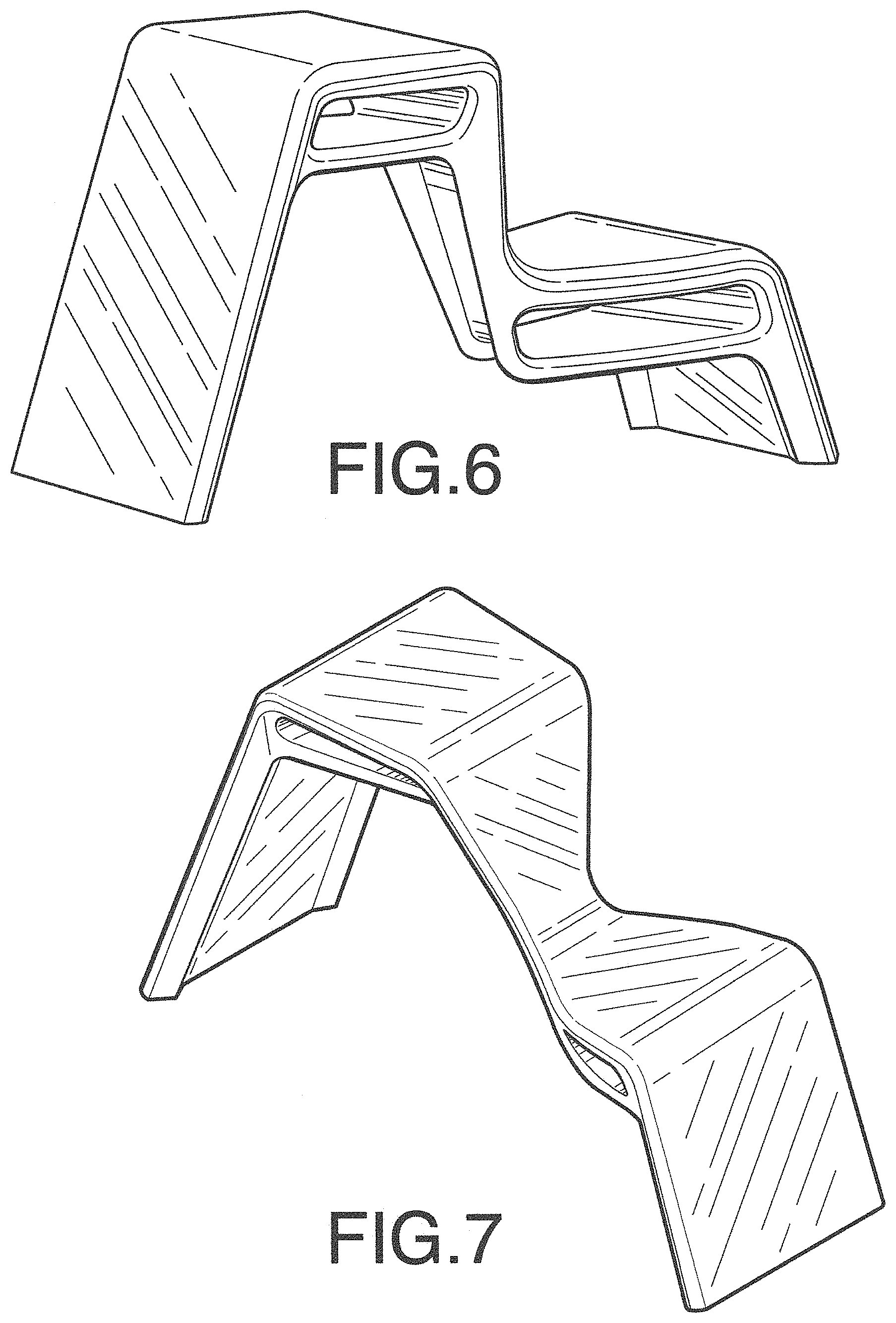 Patent USD1000136 Figure 2 – Combination desk and chair