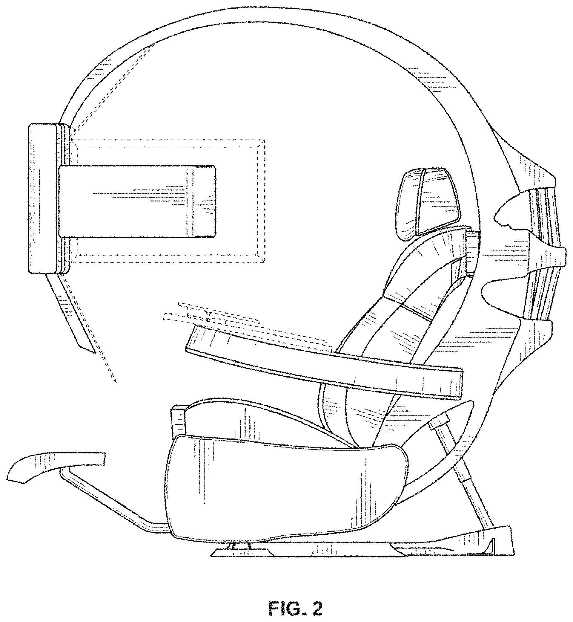 Patent USD1000137 Figure 2 – Productivity chair